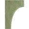 Ekena Millwork 3 1/2"W x 4"D x 6"H Clarksville Wood Vintage Decor Bracket, Restoration Green BKTWD04X04X06CVGR - alternate 3
